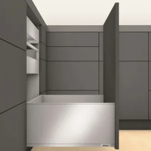 Značkový K-BLUM Legrabox, zásuvka F 550mm/40kg, Blumotion/TOB, bílá, vrut