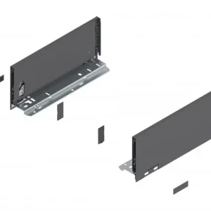 Značkový K-BLUM Legrabox, zásuvka K 600mm/70kg, Blumotion/TOB, šedá, Expando