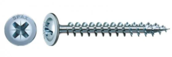 Zlevněný SPAX vrut 3,5x17mm čočkovitá hlava s límcem PZ 4C MH