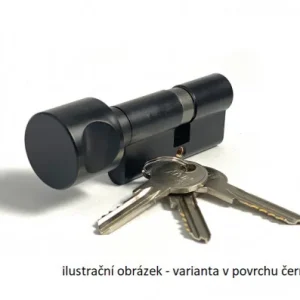 Značkový TWIN Bezpečnostní vložka Twin Star 70S knoflík, 3 prodloužené klíče 30/35K/NI