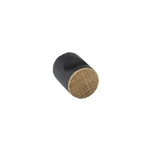 Zlevněný TULIP Knop Hole 25 mm dub lakovaný/černá