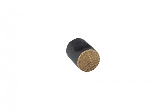 Zlevněný TULIP Knop Hole 25 mm dub lakovaný/černá
