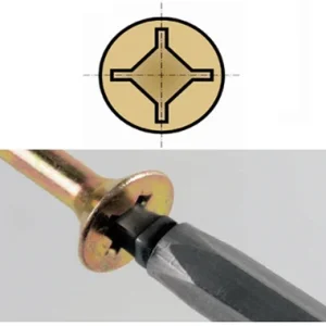 Pouze Dnes UNIQUADREX Vrut 4x30mm zápustná hlava zinek žlutý