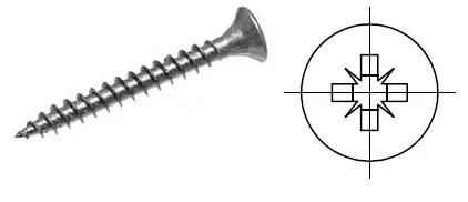 StrongFix Vrut PZ 4x50mm zápustná hlava zinek bílý Akční Nabídka