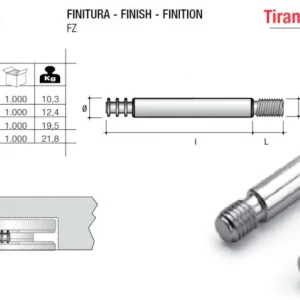 Zlevněný Táhlo TE70 k excentru EC35 M8x55mm pozink