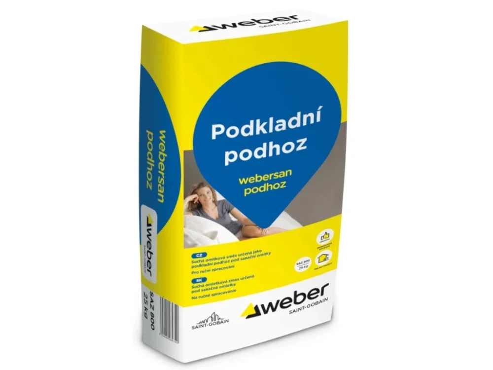 Nakupujte Hned Webersan podhoz pro sanační omítky 25 kg