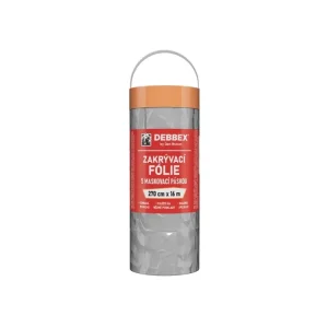 Horká Nabídka Zakrývací fólie s maskovací páskou 180 cm x 33 m DEBBEX