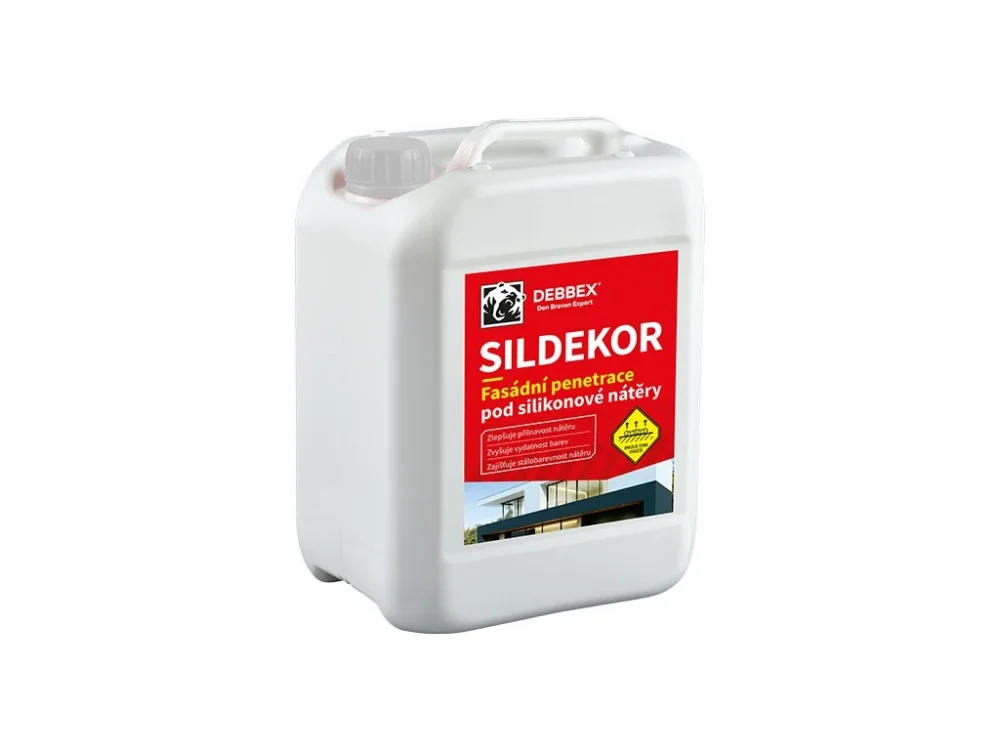 Zlevněný Fasádní penetrace SILDEKOR 5 l bílá