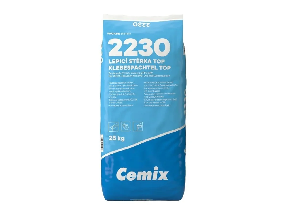 Značkový Lepicí stěrka Cemix 2230 TOP 25 kg