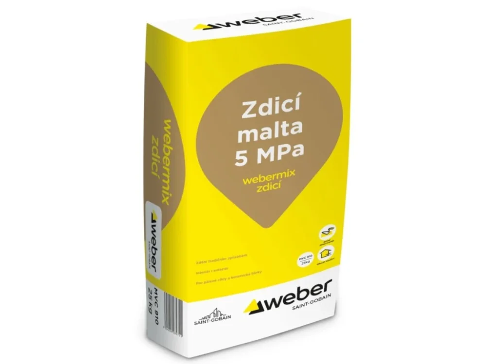 Zdicí malta Webermix zdicí 5 MPa 25 kg Cenově Výhodný