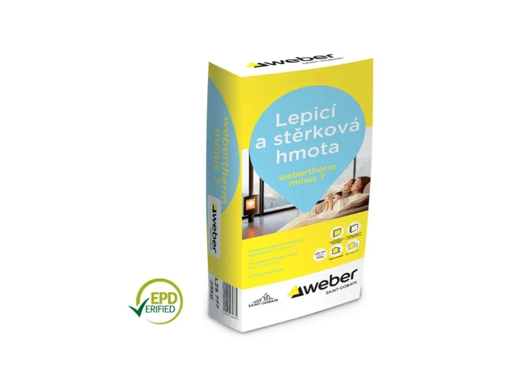 Zimní lepicí a stěrková hmota Webertherm mínus 7 25 kg Top Prodej