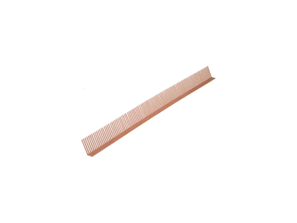 Zlevněný Okapový hřeben COMB 60 mm × 1 m černá
