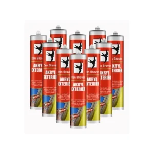 12x Akryl Exteriér přetíratelný 280 ml šedý AKCE Cenově Výhodný