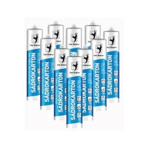 12x Brousitelný tmel na sádrokartony 280 ml bílý AKCE Jen Po Omezenou Doba