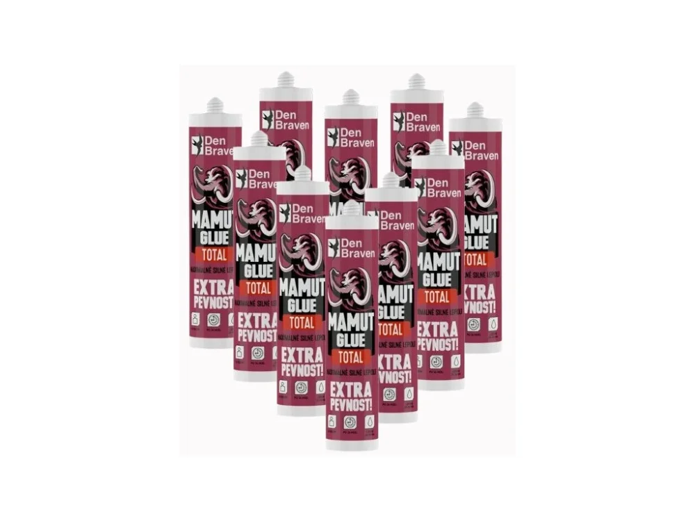 12x MAMUT GLUE Total 290 ml bílá AKCE Horká Nabídka