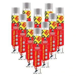 12x Montážní pěna pistolová 750 ml AKCE Novinka