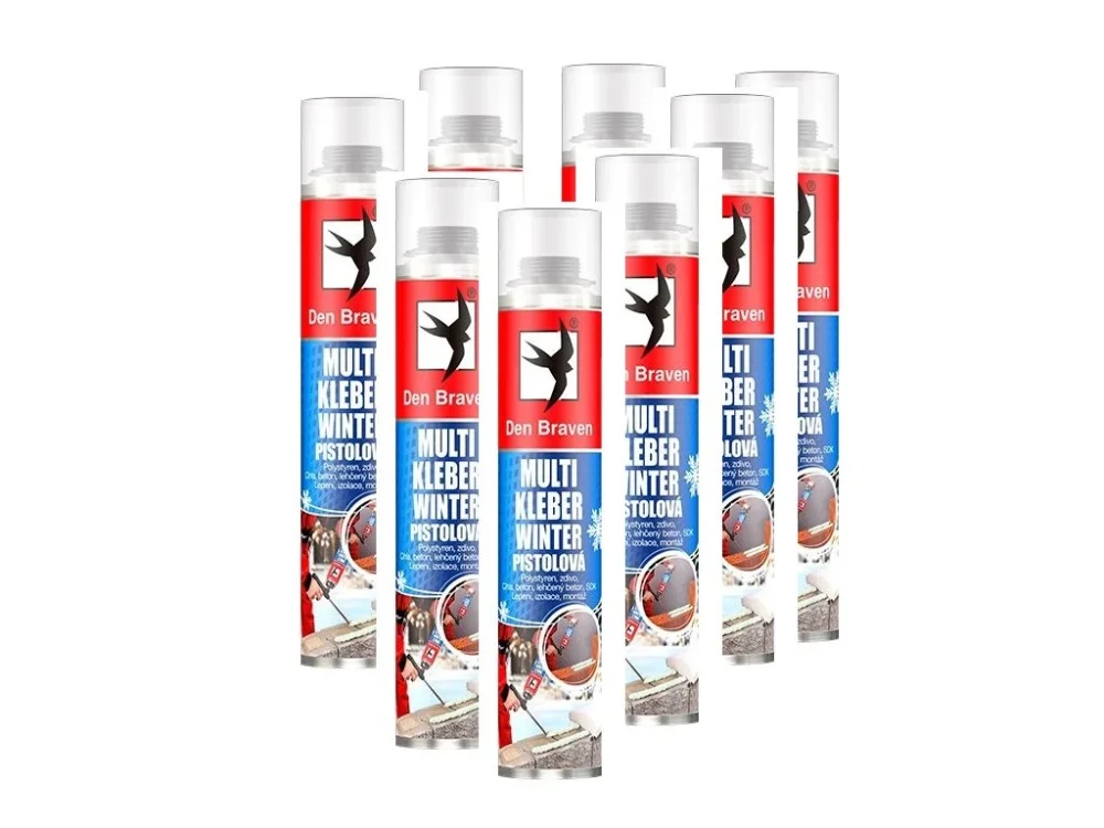 12x MULTI KLEBER WINTER zimní pistolová pěna na cihly 750 ml AKCE Originální