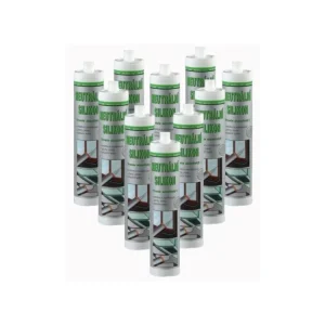 12x Neutrální silikon Silver Line 280 ml bílý AKCE Autentický