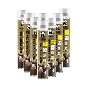 12x Nízkoexpanzní pěna bez vlhčení NXP PROFI 750 ml pistolová AKCE Must-Have