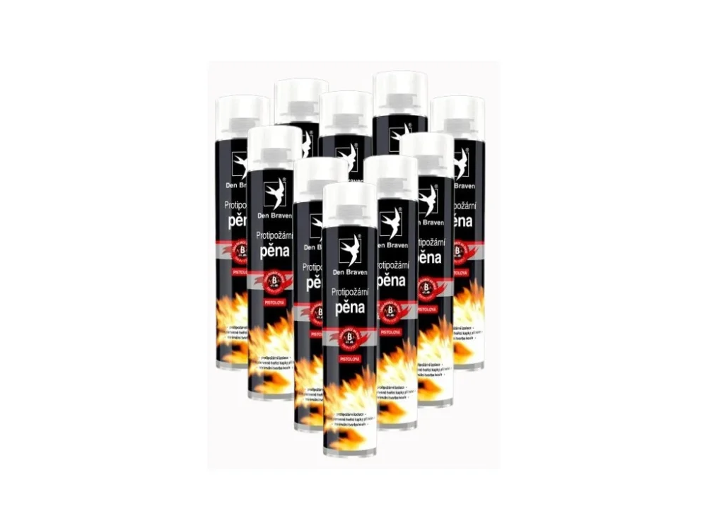 12x Protipožární pěna 750 ml pistolová AKCE Jen Po Omezenou Doba