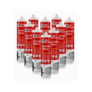 12x Sanitární silikon 280 ml bílý AKCE Tovární Cena