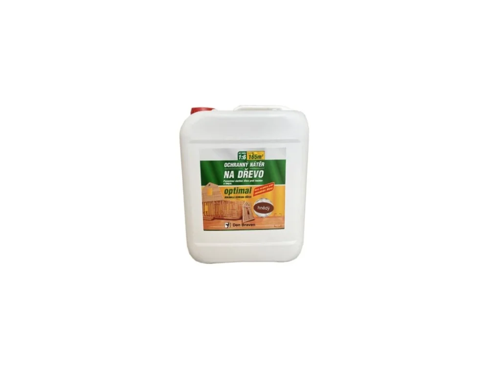 Zlevněný Ochranný nátěr na dřevo OPTIMAL 5 kg zelená
