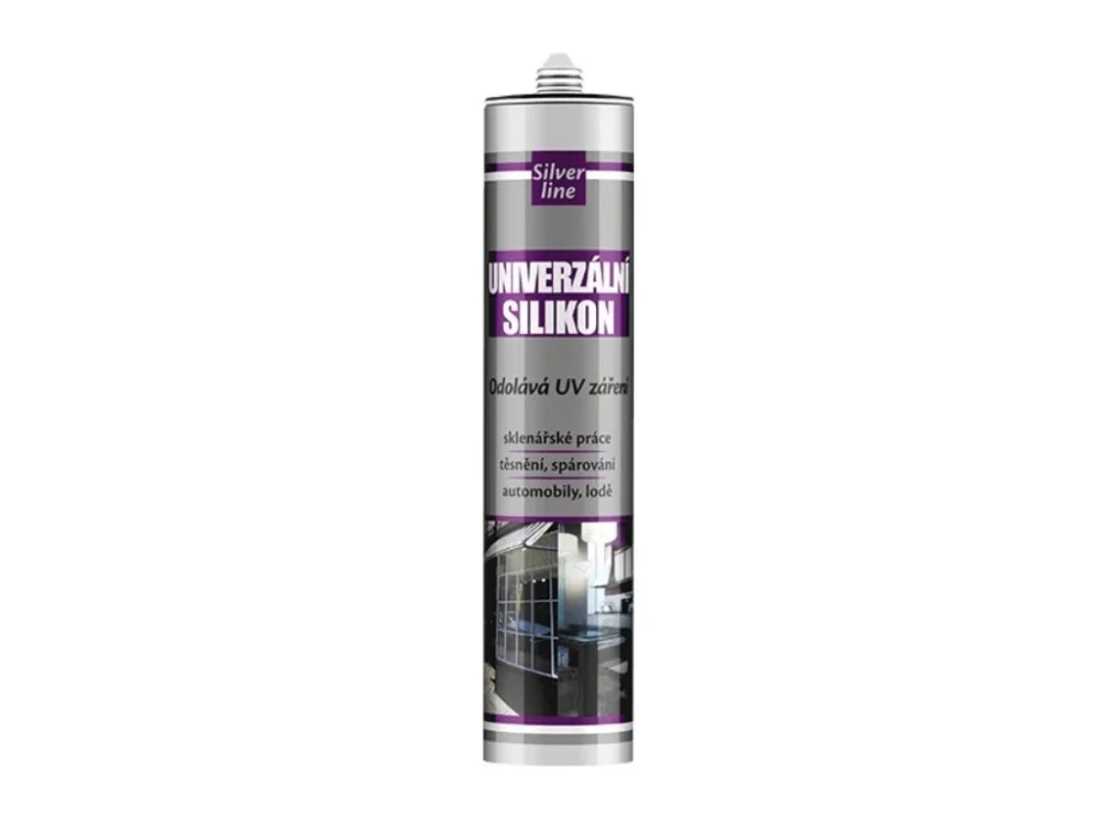 Značkový Univerzální silikon transparentní 280 ml Silver Line