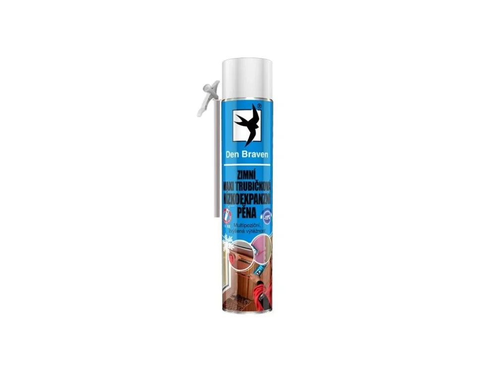 Zimní maxi trubičková nízkoexpanzní pěna 825 ml Dokud Zásoby Vydrží