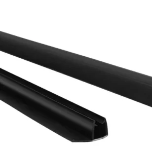 Vysoce Kvalitní Polysan EASY BLACK set svislých těsnění pro sklo 6/6mm, 2000mm (2ks)