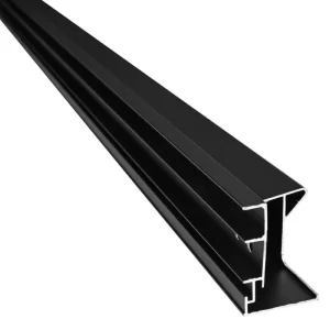 Novinka Polysan EASY BLACK stěnový profil pivotových dveří pro pevné sklo, 1900mm