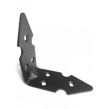 Zlevněný úhelník SDKWM1, 60x60x27x2 mm černý