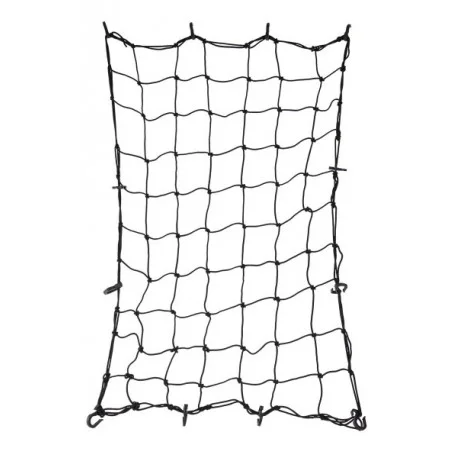 Zlevněný síť pružná upevňovací s háky 12x80 cm černá