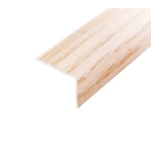 Značkový AP2 schodová lišta samolepící, hliník + dýha lakovaná javor, 10x25 mm, 2,7 m