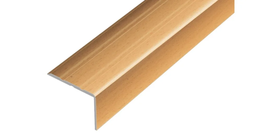 Zlevněný AP5 schodová lišta samolepící, hliník + fólie buk, 20 mm, 2,7 m