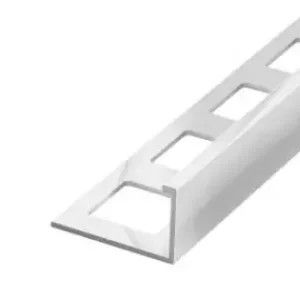 Vysoce Kvalitní Li?ta PVC ukon?ovací profil L. 8mm/2,5m st?íbrná