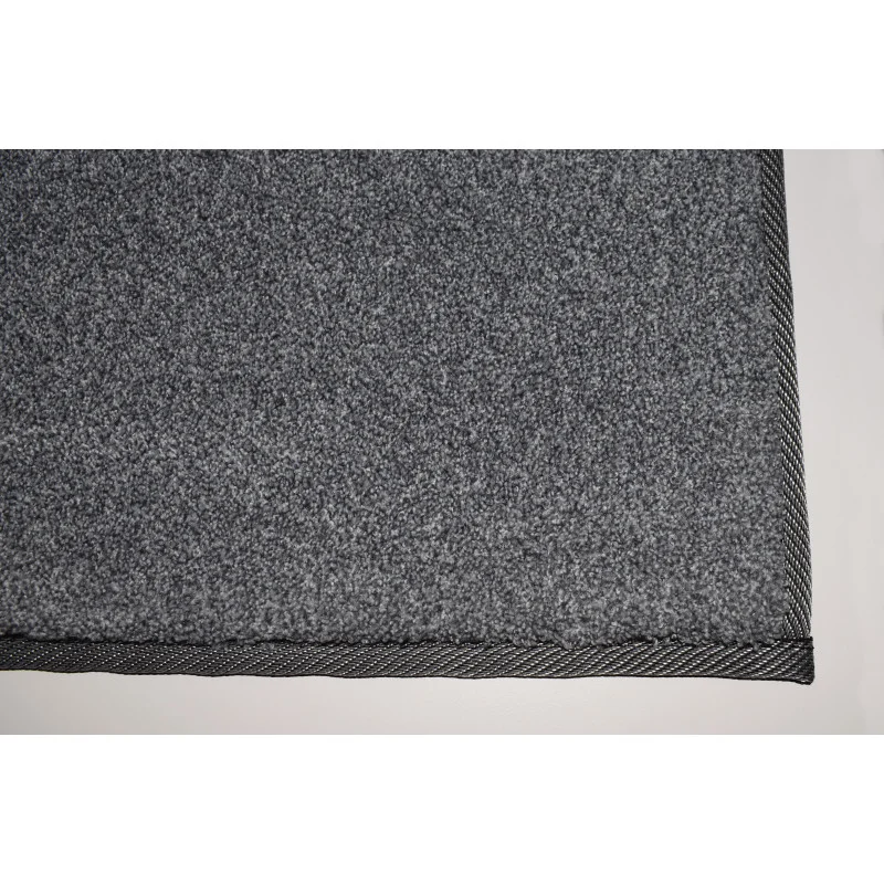 Značkový Kusový koberec Supersoft s bordurou 850 tm. šedý