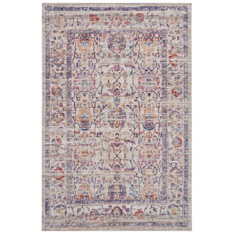 Zlevněný AKCE: 120x170 cm Kusový koberec Cairo 105591 Luxor Cream Multicolored – na ven i na doma
