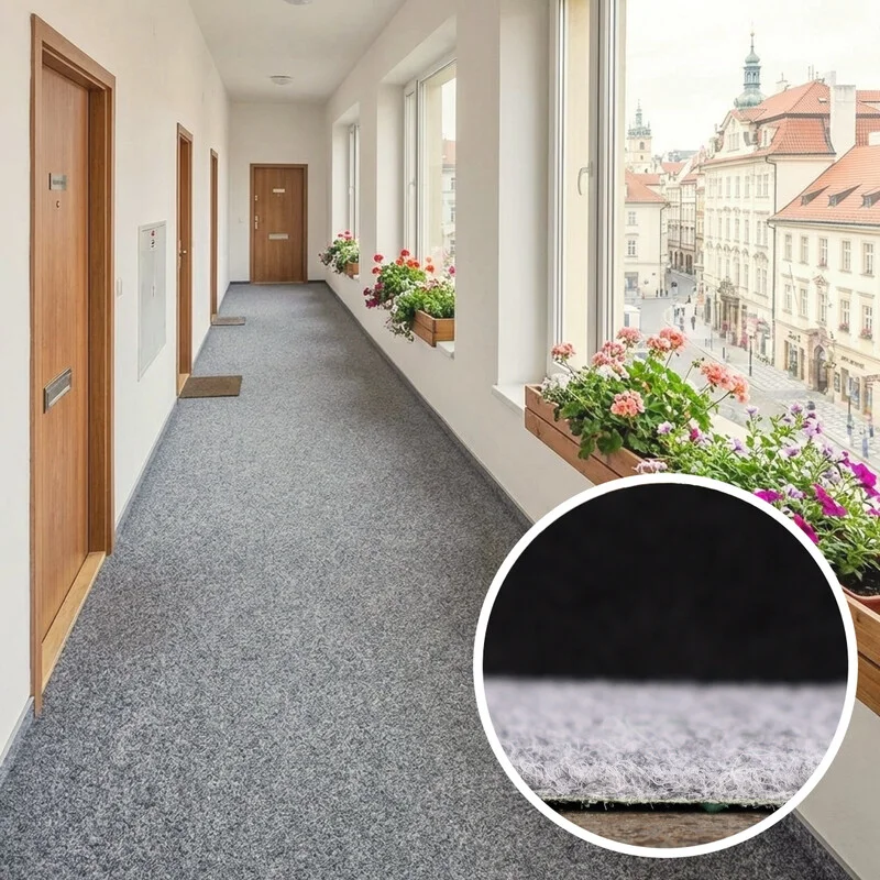 Značkový AKCE: 85x490 cm Umělá tráva Wembley šedá