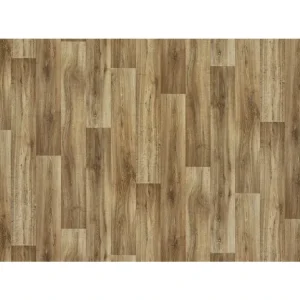 Zlevněný PVC podlaha - lino POLARIS Lime Oak 631M - tmavé dřevo