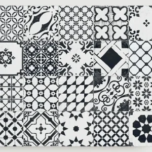 Zlevněný RE_style White Mix dlažba patchwork v imitaci kamene 20,5x20,5 mat