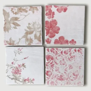Zlevněný Cir Cotto Vogue Ins. Jardin S/4 Beige 10x10 – čtverce, které utekly z babiččiny kredence