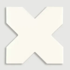 Zlevněný Cevica New York Cross White dlažba kříž 13,6x13,6 mat