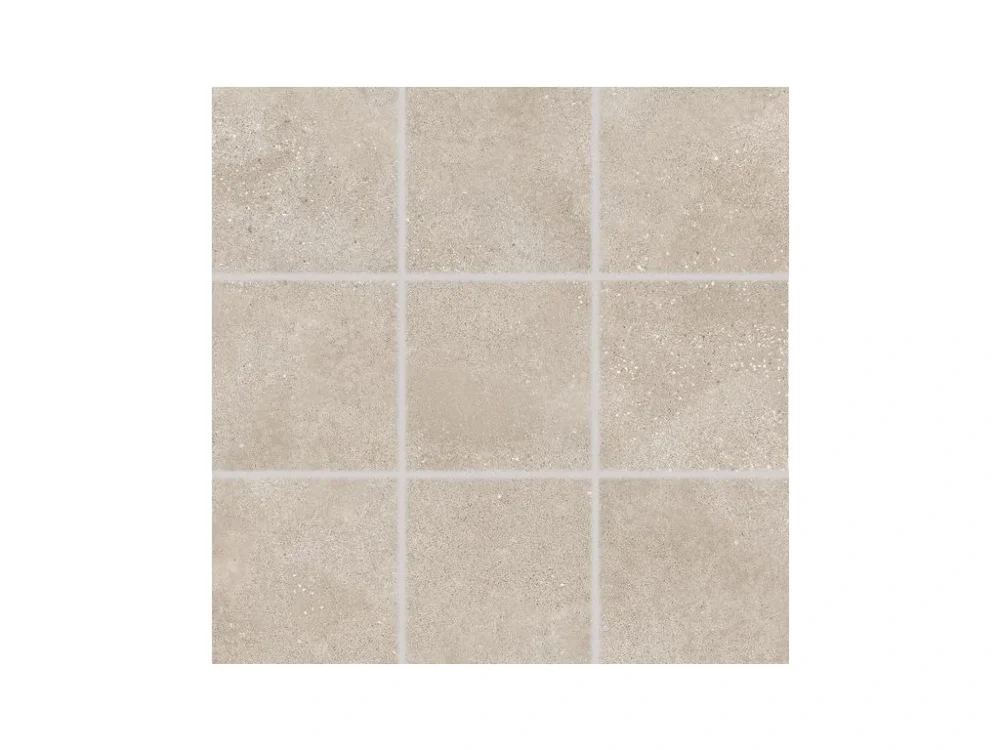 Zlevněný RAKO Betonico DAK11794 dlaždice slinutá tmavě béžová 10x10 cm bal=1m2