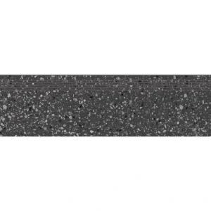 Značkový RAKO Porfido DCPVD812 schodovka černá 30x120 cm