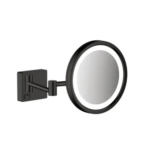 Značkový Hansgrohe Kosmetické zrcátko Hansgrohe AddStoris sklopné matná černá 41790670