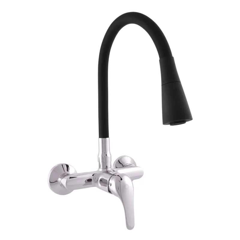 Zlevněný SÁZAVA - Umyvadlová/dřezová baterie s flexibilním ramínkem Chrom 100 mm SA002.0/13