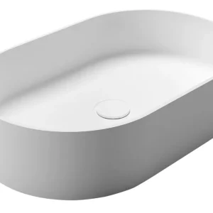 Zlevněný Sapho Thin Umyvadlo Na Desku, Rockstone, 55x35cm, Bílá Mat
