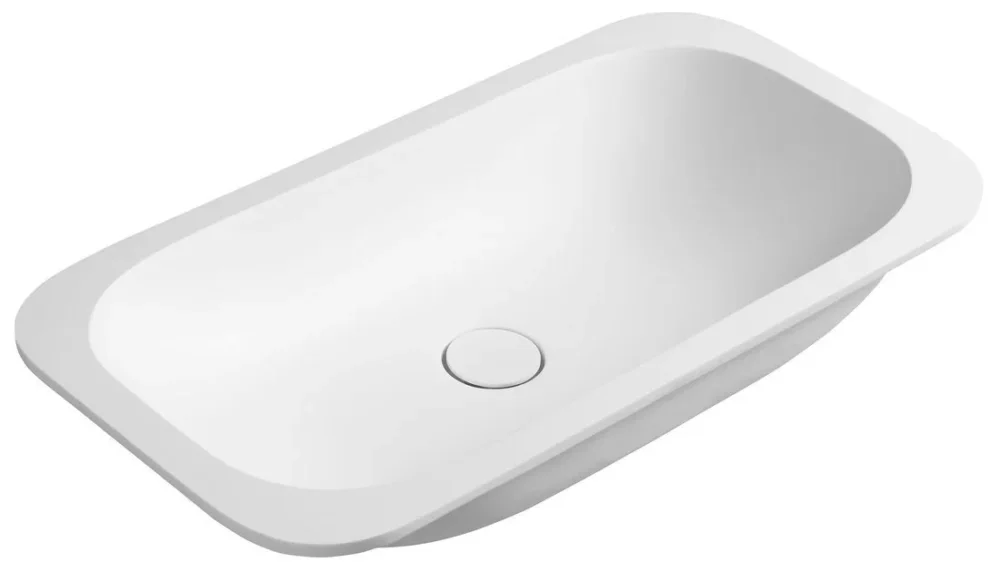 Výprodej Sapho Impala Umyvadlo Pod Desku, Rockstone, 67,2x35,5cm, Bílá Mat