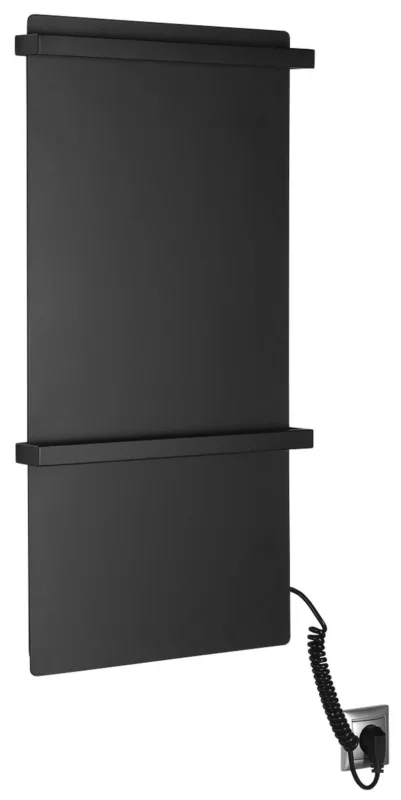 Dokud Zásoby Vydrží Sapho Elmis Elektrický Sušák Ručníků 400x800 Mm, 120 W, Hliník, černá Mat