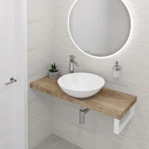 Zlevněný Sapho Avice Deska Pod Umyvadlo 180x36cm, Tl.5cm, Dub Rover